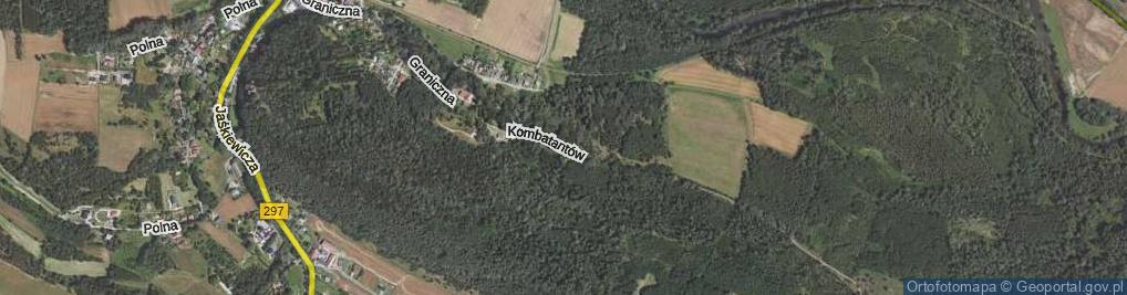 Zdjęcie satelitarne Kombatantów ul.